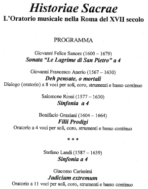 Programma Historiae Sacrae